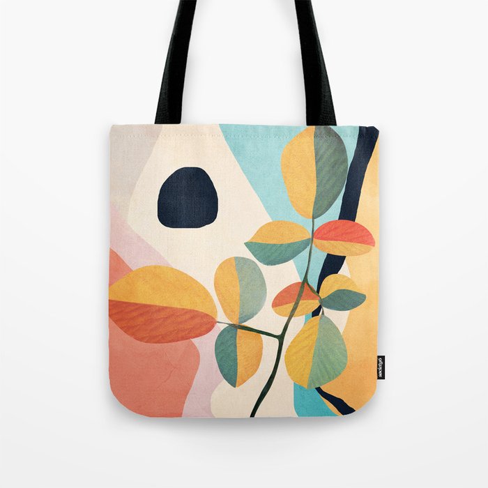 Colorful Branching Out 27 Tote Bag Gallery Image 1