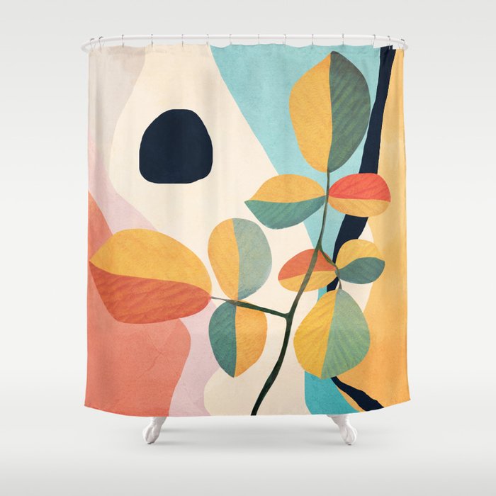 Colorful Branching Out 27 Shower Curtain Gallery Image 1