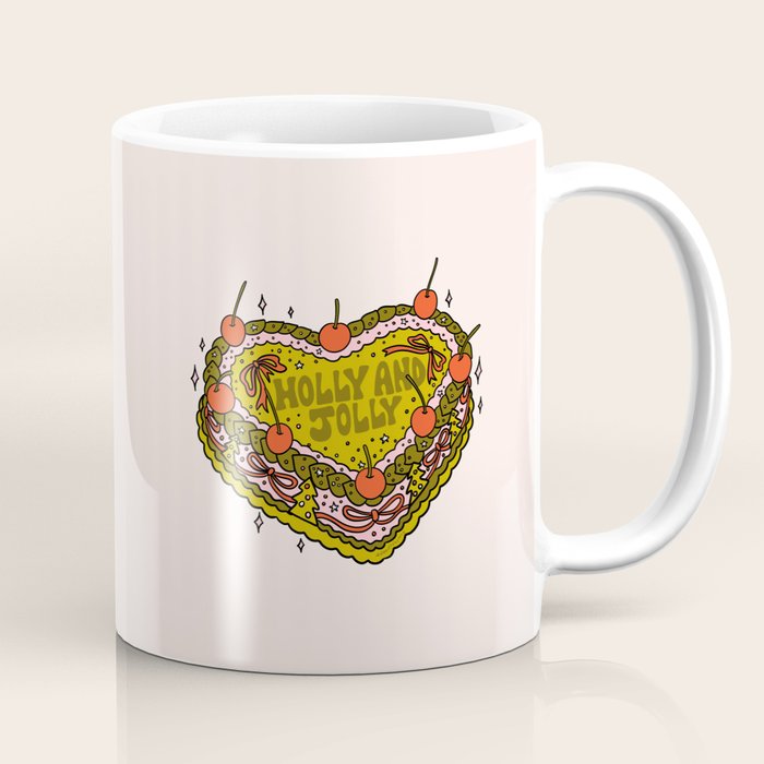 Holly Jolly Cake Coffee Mug Gallery Image 1