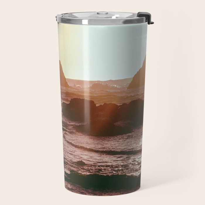Rocky Sun-Kissed Tides Travel Mug Gallery Image 2