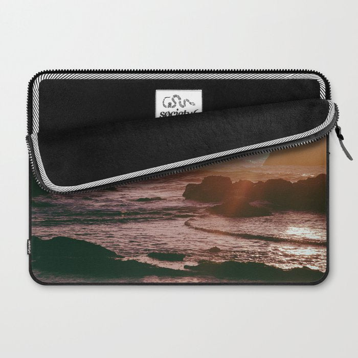 Rocky Sun-Kissed Tides Laptop Sleeve Gallery Image 2