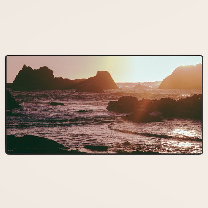 Rocky Sun-Kissed Tides Desk Mat Gallery Image 3