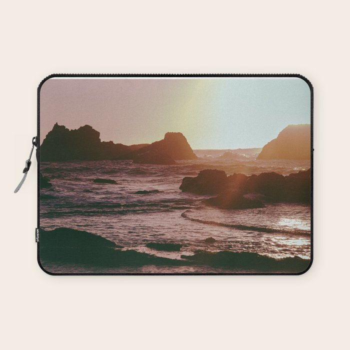 Rocky Sun-Kissed Tides Laptop Sleeve Gallery Image 1