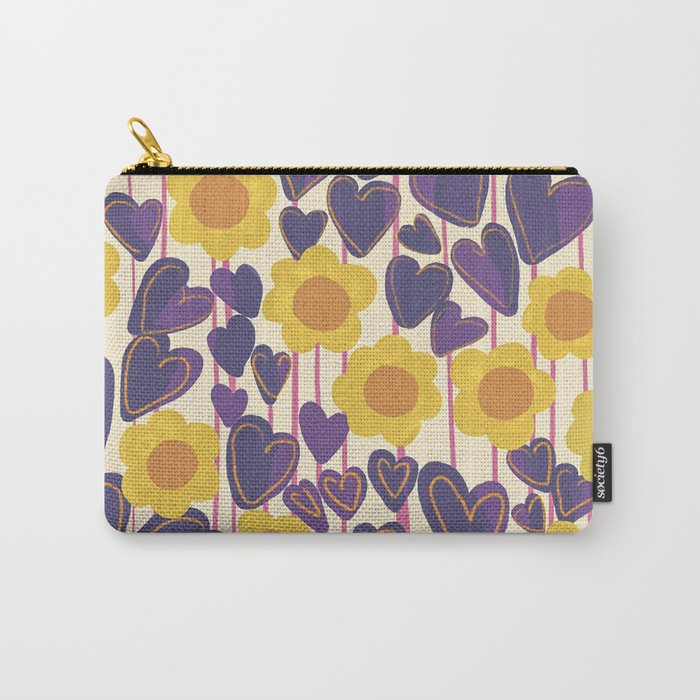 Sunflowers #2 Carry All Pouch Gallery Image 1