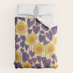 Sunflowers #2 Comforter Gallery Image 6