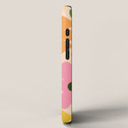 Retro Flower - Big Daisy Cream background iPhone Case Gallery Image 2