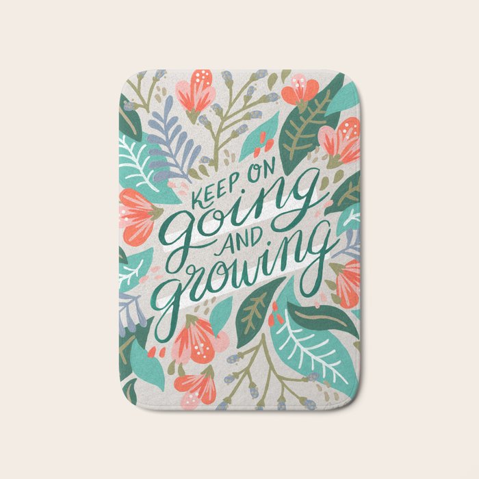 "Keep on Going and Growing" inspired by Eliza Blank, The Sill Bath Mat Gallery Image 1