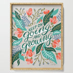 "Keep on Going and Growing" inspired by Eliza Blank, The Sill Serving Tray Gallery Image 1