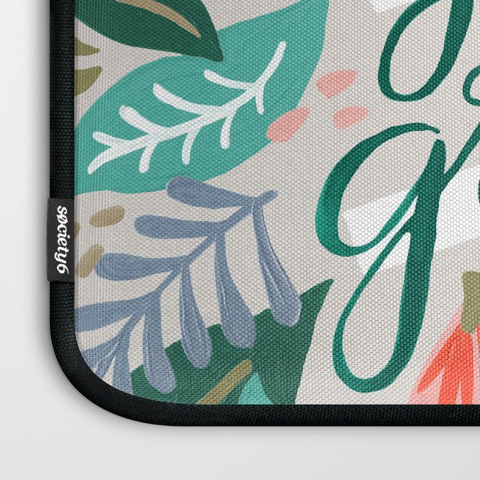 "Keep on Going and Growing" inspired by Eliza Blank, The Sill Laptop Sleeve Gallery Image 3
