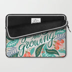 "Keep on Going and Growing" inspired by Eliza Blank, The Sill Laptop Sleeve Gallery Image 2
