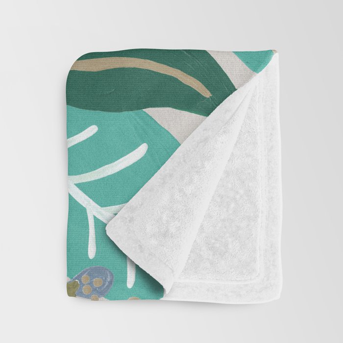 "Keep on Going and Growing" inspired by Eliza Blank, The Sill Throw Blanket Gallery Image 3