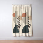 Abstract Nature Moment 1 Window Curtain Gallery Image 3