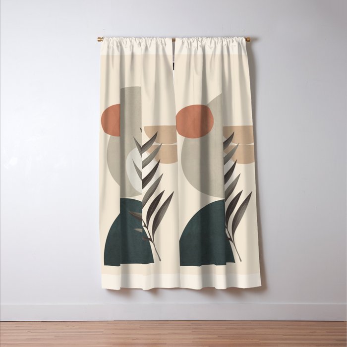 Abstract Nature Moment 1 Window Curtain Gallery Image 3