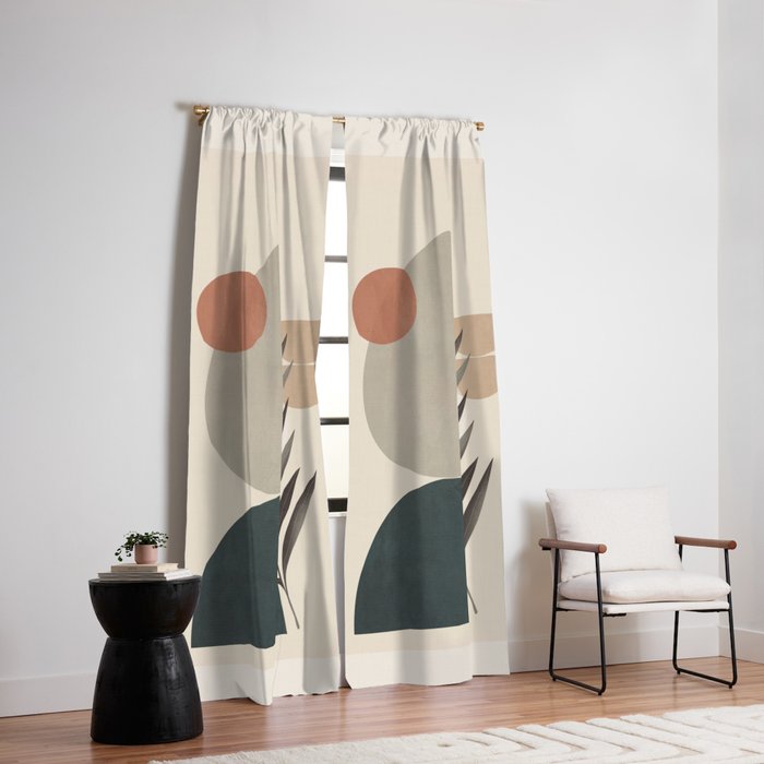Abstract Nature Moment 1 Window Curtain Gallery Image 2