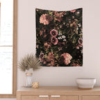 Autumn Winter Flowers VIII Wall Tapestry Gallery Image 2