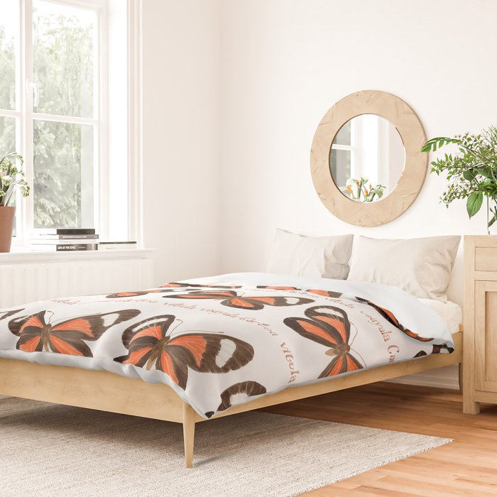 Butterfly - Cartea vitula ucayala Duvet Cover Gallery Image 2