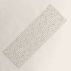 Tiny Chintz Floral - Ivory Pink Yoga Mat Gallery Image 1