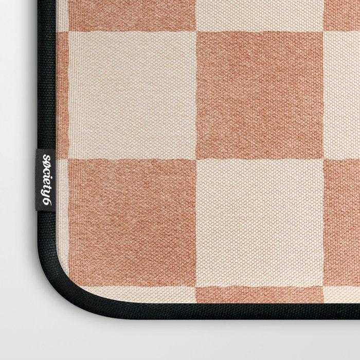 CHECKER - 001 - Nougat Laptop Sleeve Gallery Image 3