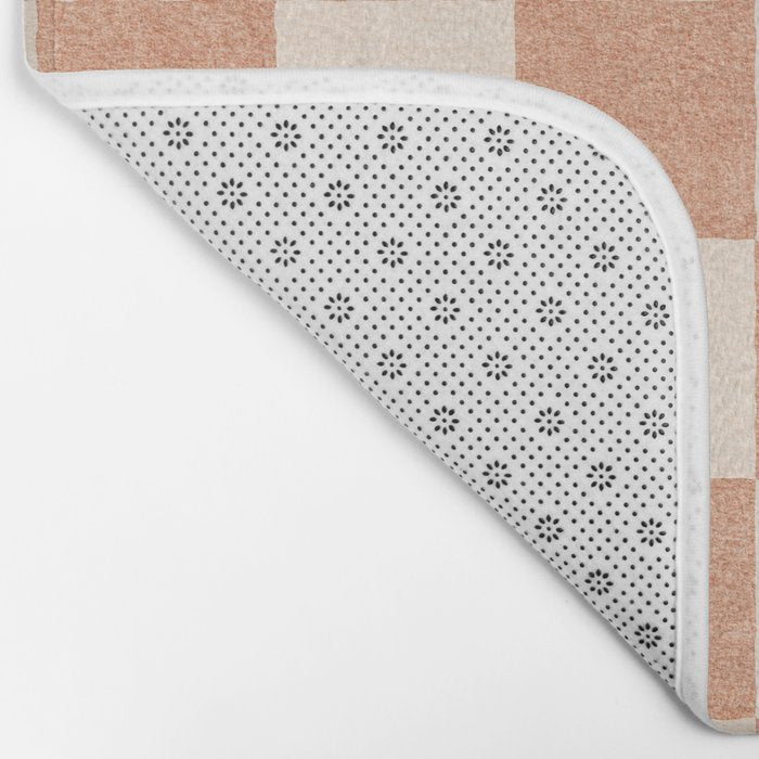 CHECKER - 001 - Nougat Bath Mat Gallery Image 2