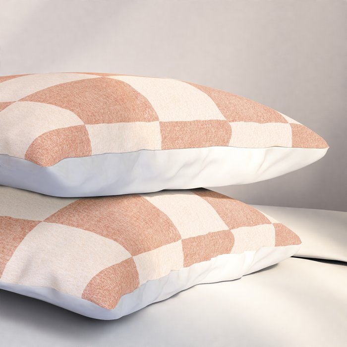 CHECKER - 001 - Nougat Pillow Sham Gallery Image 3