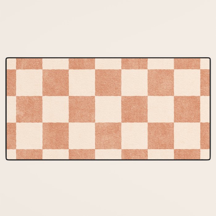 CHECKER - 001 - Nougat Desk Mat Gallery Image 3