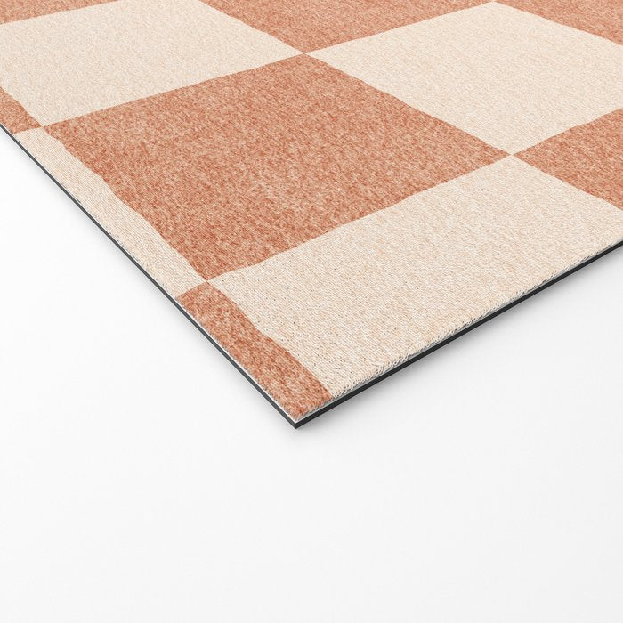 CHECKER - 001 - Nougat Welcome Mat Gallery Image 2