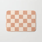 CHECKER - 001 - Nougat Bath Mat Gallery Image 1
