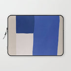 Minimal midcentury geometric block Laptop Sleeve Gallery Image 1