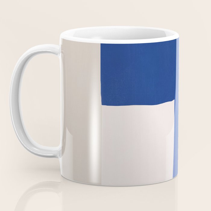 Minimal midcentury geometric block Coffee Mug Gallery Image 3