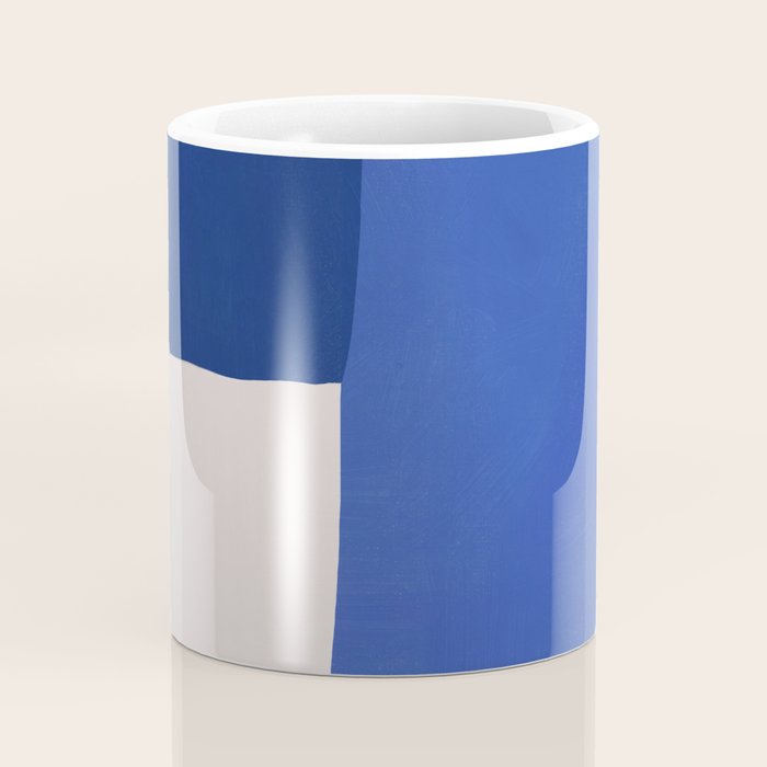 Minimal midcentury geometric block Coffee Mug Gallery Image 4