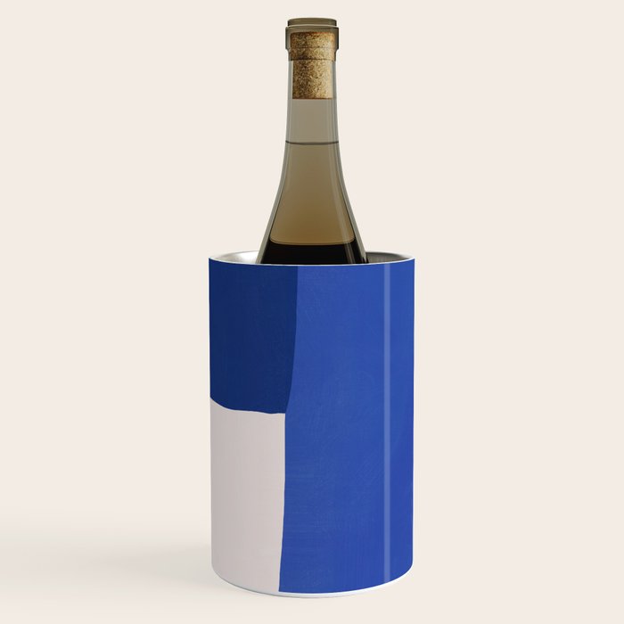 Minimal midcentury geometric block Wine Chiller Gallery Image 1