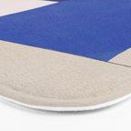 Minimal midcentury geometric block Bath Mat Gallery Image 3