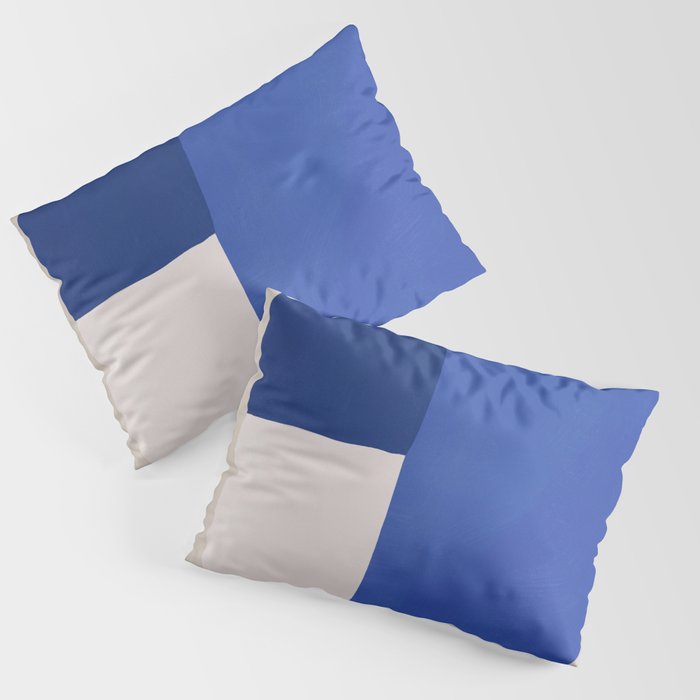 Minimal midcentury geometric block Pillow Sham Gallery Image 1