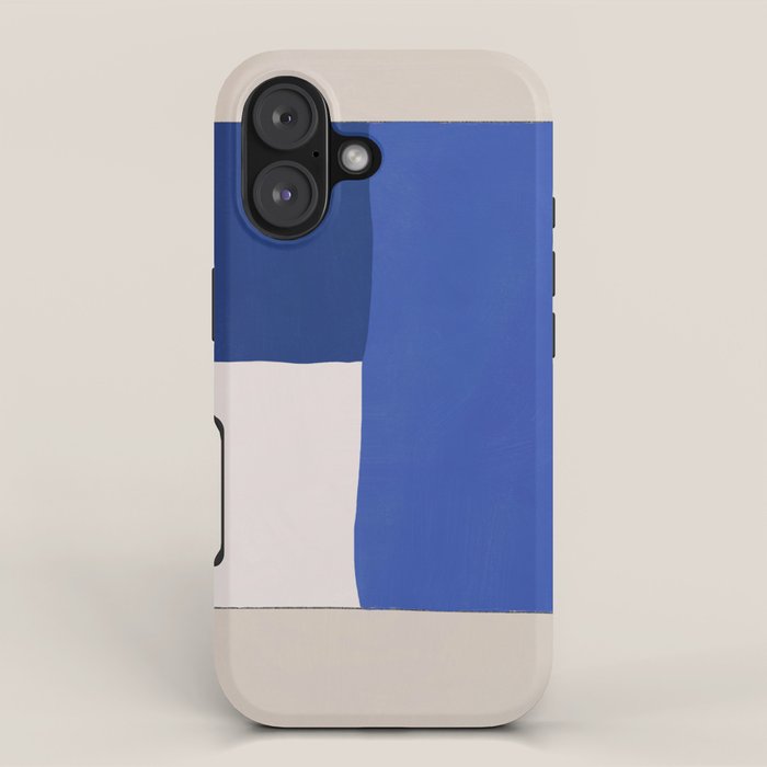 Minimal midcentury geometric block iPhone Case Gallery Image 1