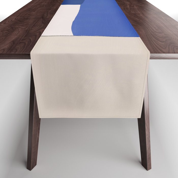 Minimal midcentury geometric block Table Runner Gallery Image 1