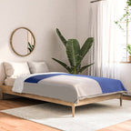 Minimal midcentury geometric block Comforter Gallery Image 2