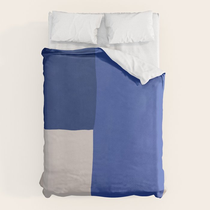 Minimal midcentury geometric block Duvet Cover Gallery Image 6
