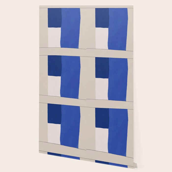 Minimal midcentury geometric block Wallpaper Gallery Image 2