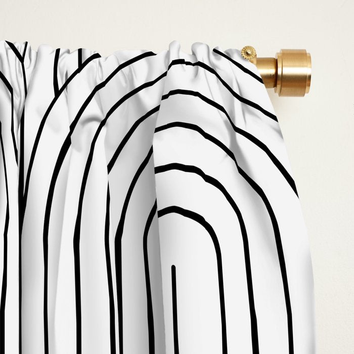 Art Deco Arch Pattern IX Window Curtain Gallery Image 2