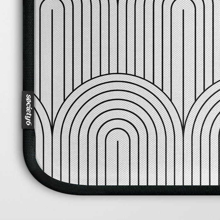 Art Deco Arch Pattern IX Laptop Sleeve Gallery Image 3