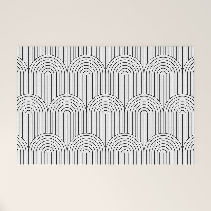 Art Deco Arch Pattern IX Welcome Mat Gallery Image 1