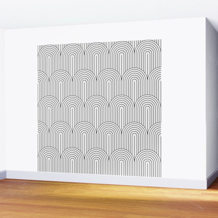 Art Deco Arch Pattern IX Wall Mural Gallery Image 2