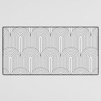 Art Deco Arch Pattern IX Desk Mat Gallery Image 3