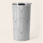 Art Deco Arch Pattern IX Travel Mug Gallery Image 1