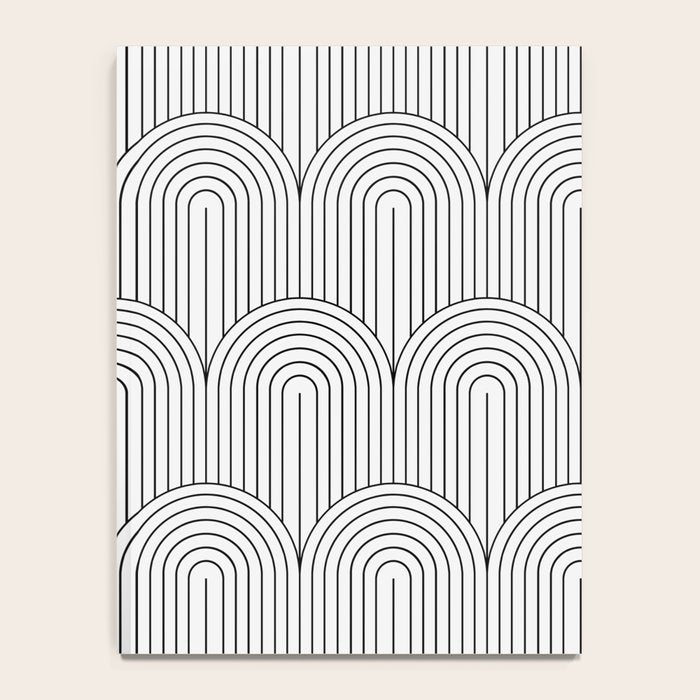 Art Deco Arch Pattern IX Notebook Gallery Image 4