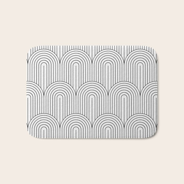 Art Deco Arch Pattern IX Bath Mat Gallery Image 1