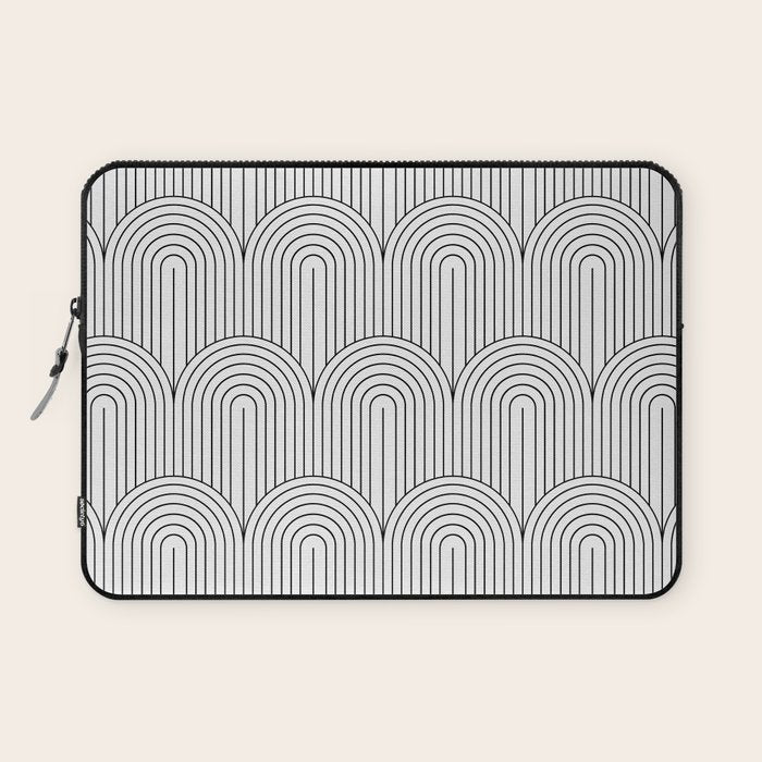 Art Deco Arch Pattern IX Laptop Sleeve Gallery Image 1