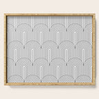 Art Deco Arch Pattern IX Serving Tray Gallery Image 1