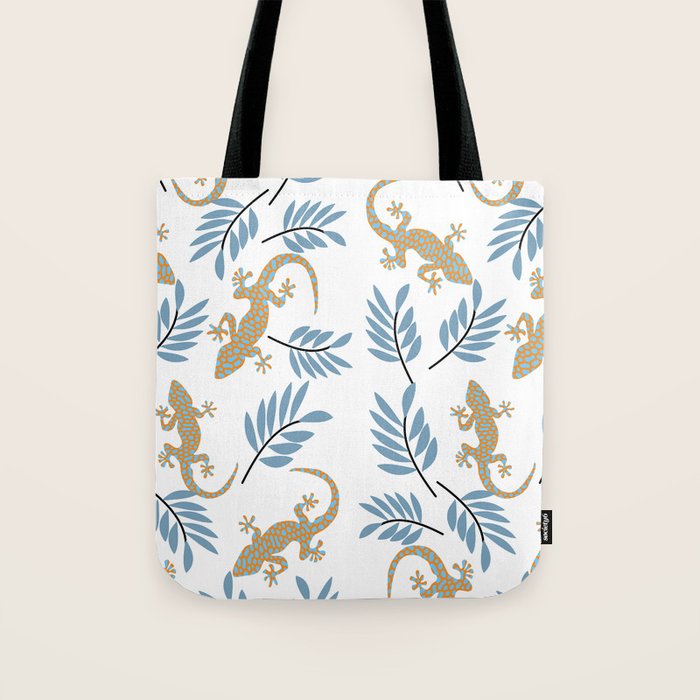 Gecko Meeting Tote Bag Gallery Image 1