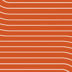 Minimal Line Curvature IX Red Mid Century Modern Arch Abstract Coffee Mug Gallery Image 2